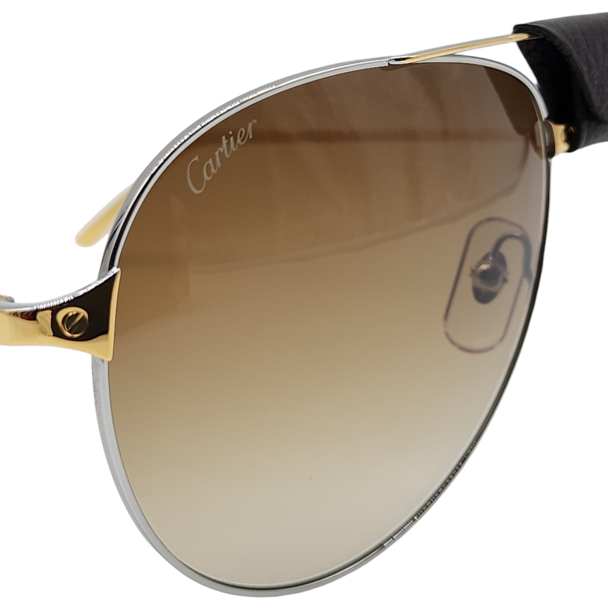 Cartier Santos de Cartier Sunglasses - Gold - 3