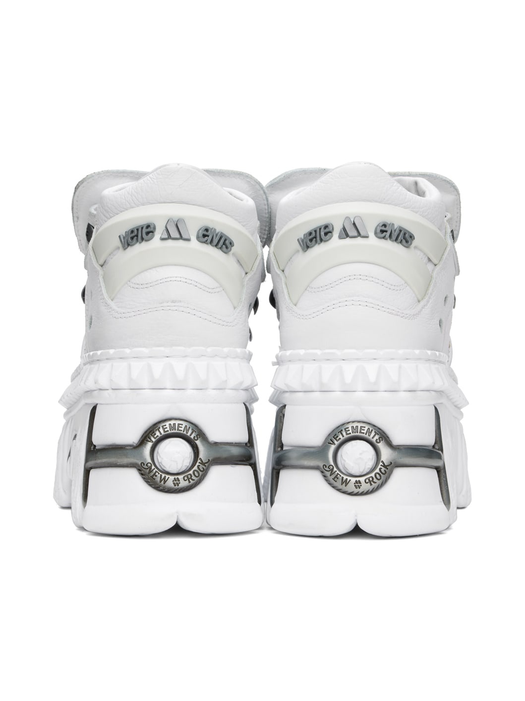 White New Rock Edition Platform Sneakers - 2