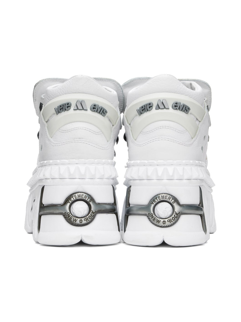 White New Rock Edition Platform Sneakers 2
