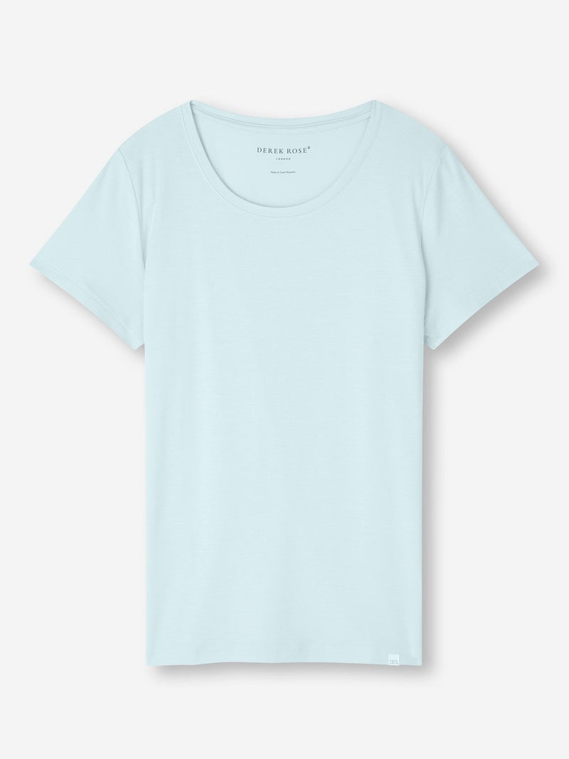 Women's T-Shirt Lara Micro Modal Stretch Ice Blue - 1