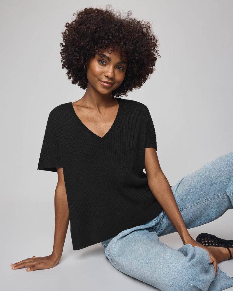 Georgie Cashblend Short Sleeve Sweater 3