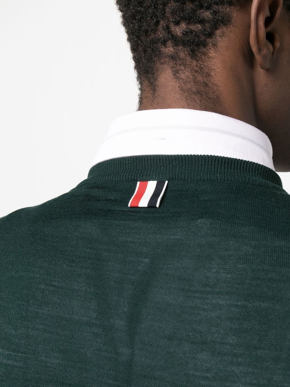 jersey knit crew-neck pullover - 5
