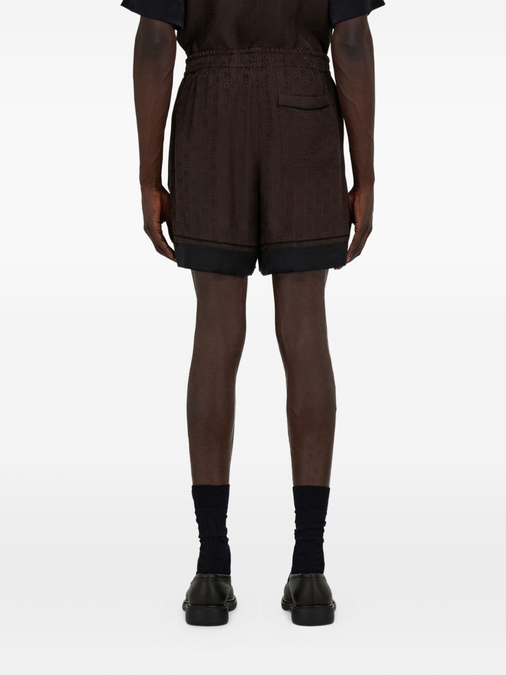 monogram bermuda shorts - 4