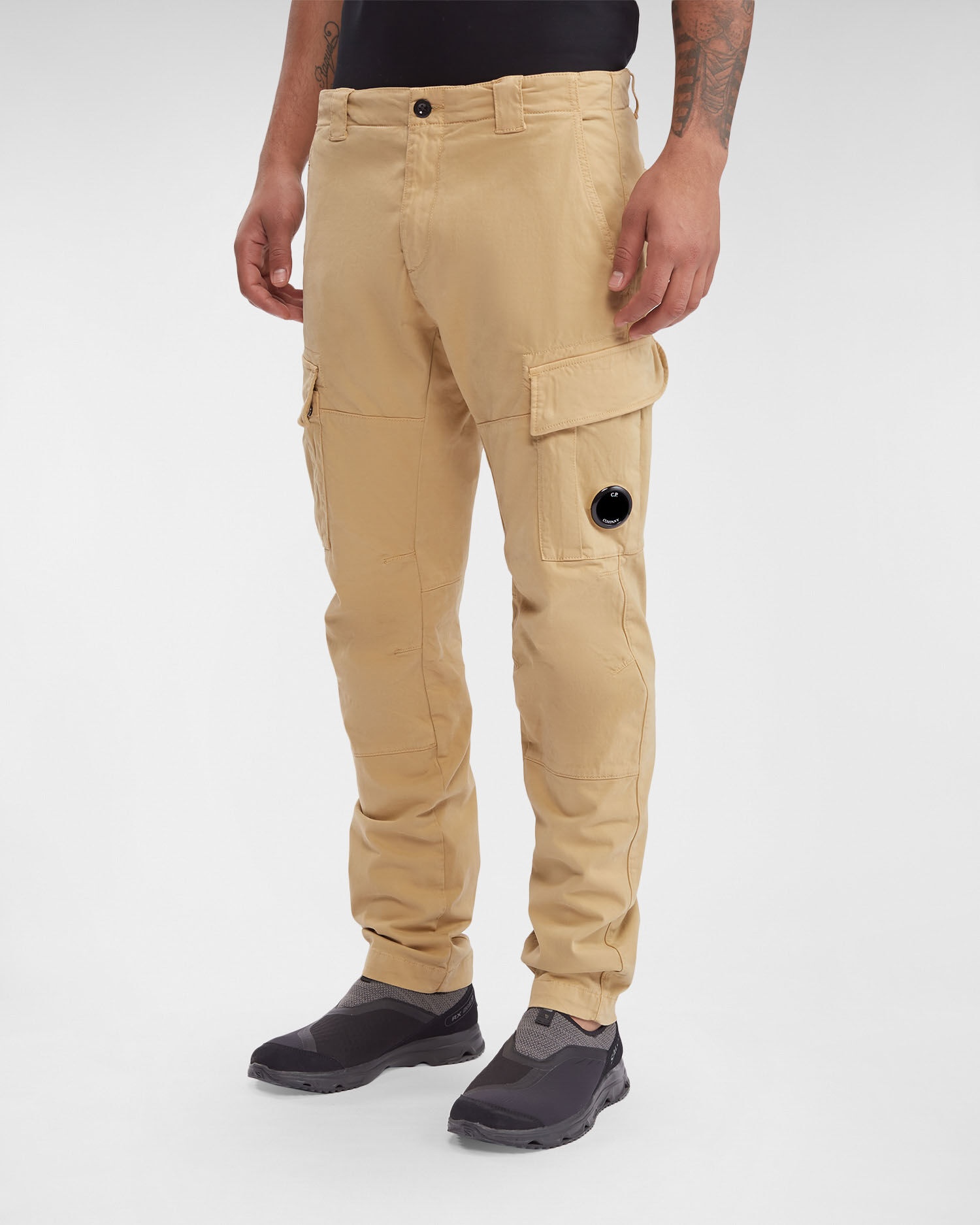 Stretch Sateen Cargo Pants Ergonomic Fit - 2