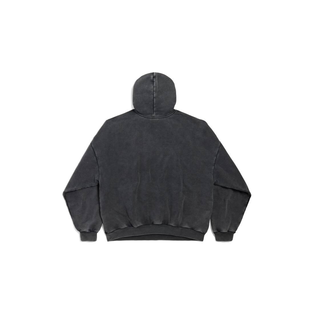 Montaigne Hoodie Large Fit  in Black Faded - 2