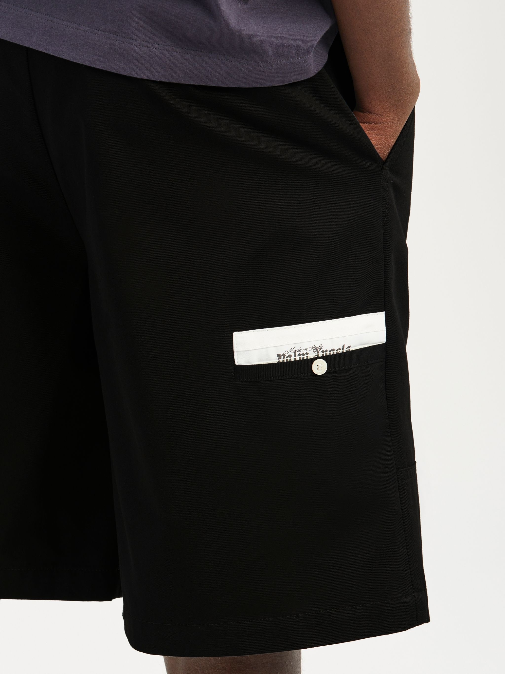 Palm Angels Sartorial Waistband Shorts | REVERSIBLE