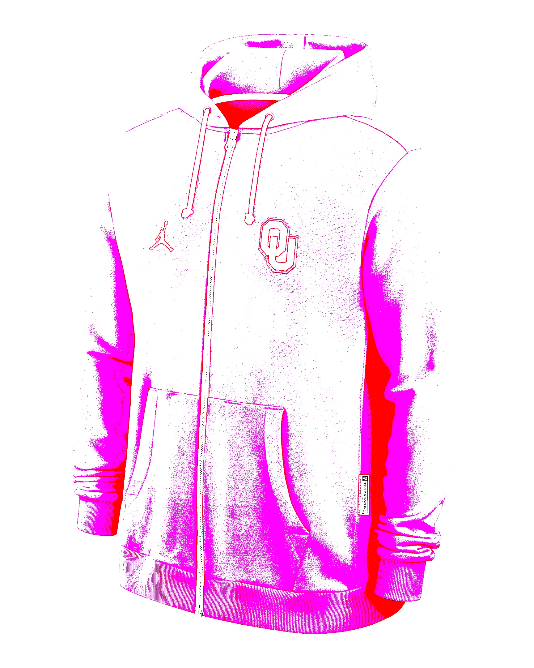 Oklahoma Sideline Men's Jordan Brand Dri-FIT College Full-Zip Hoodie - 1