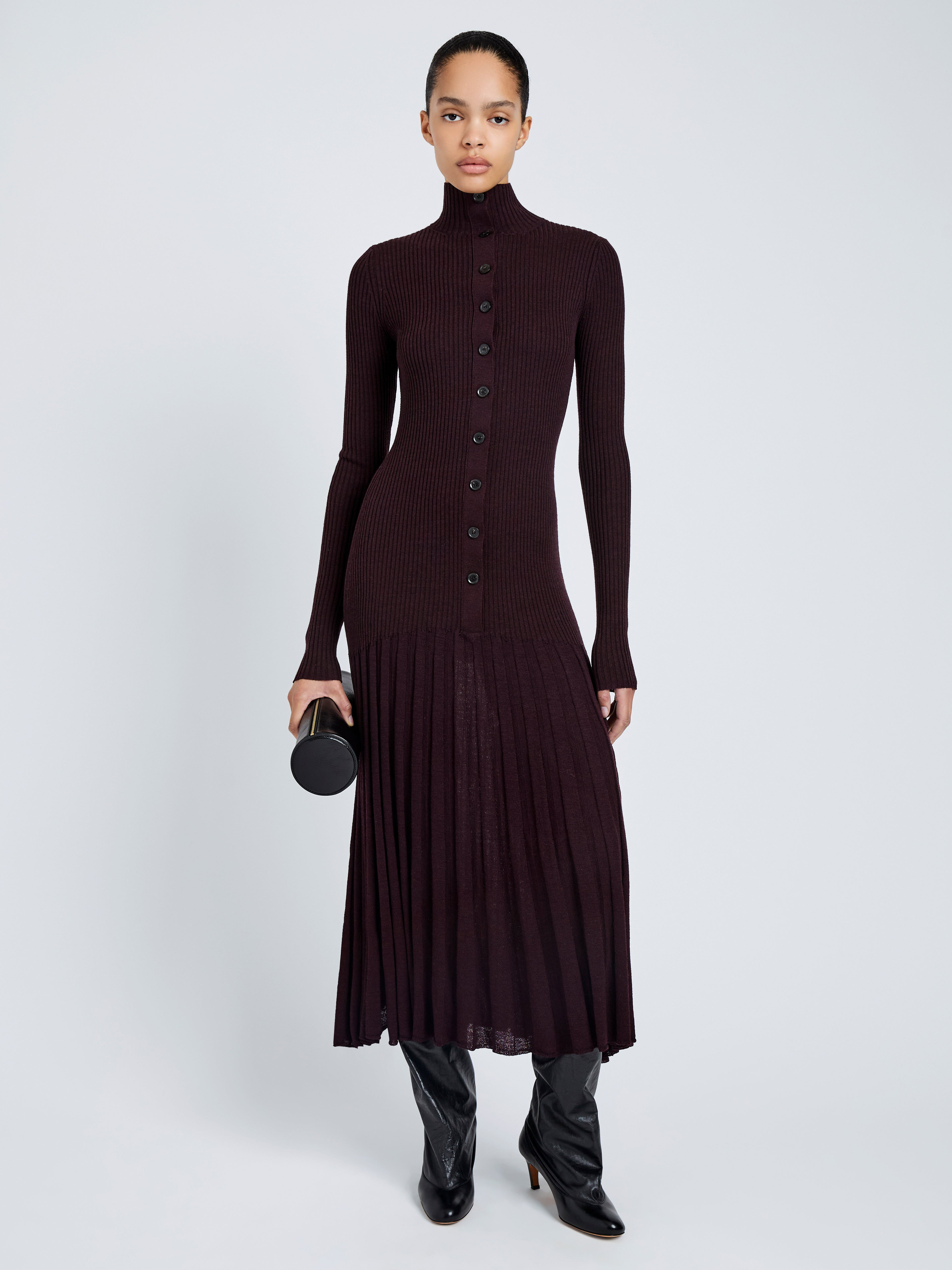 Jada Dress in Superfine Merino - 2