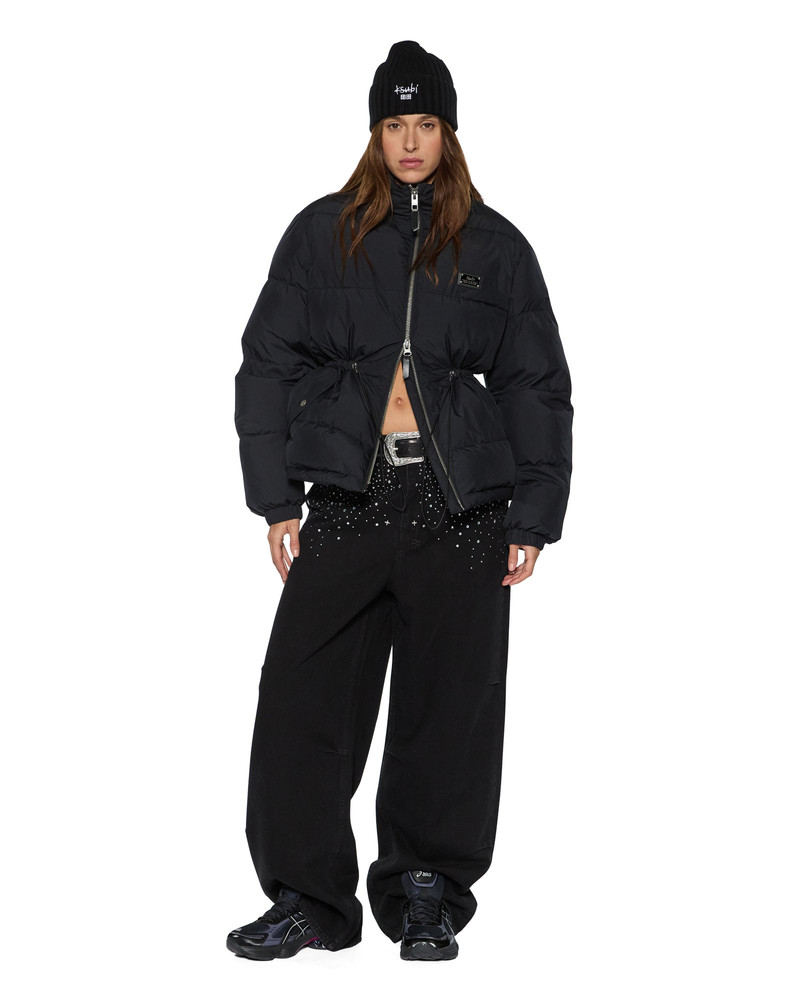 CINCHED PUFFER BLACK 4
