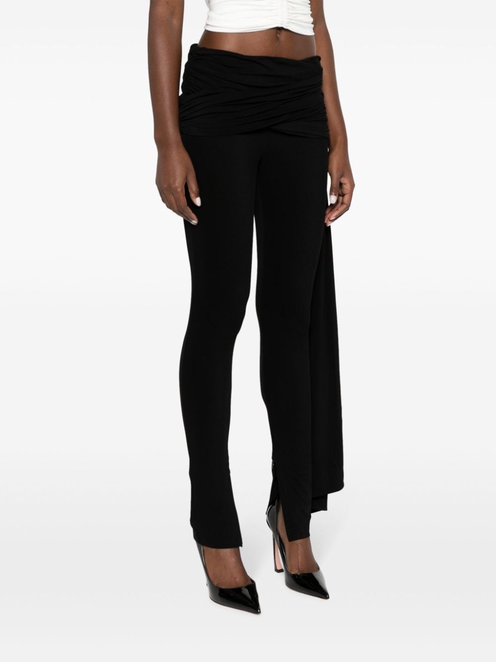 sash-detail leggings - 3