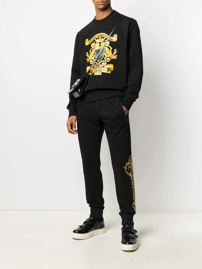 VERSACE JEANS COUTURE baroque-pattern print track pants outlook