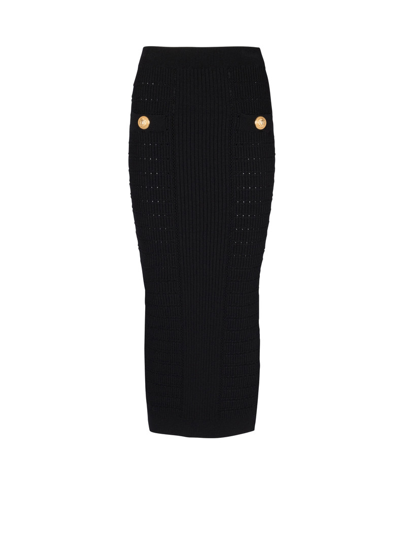 Midi knit skirt - 1