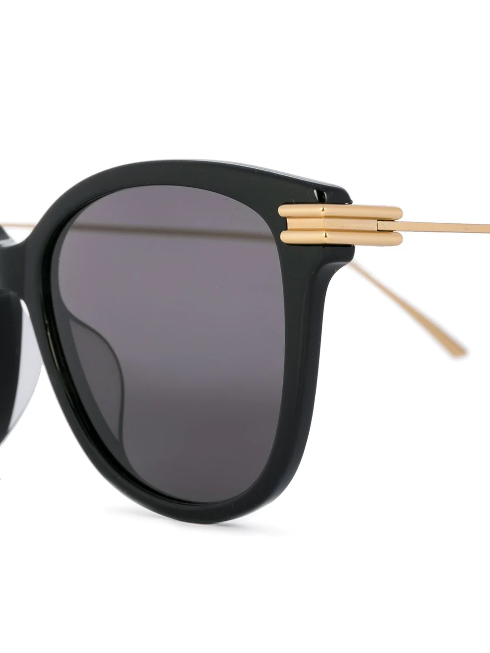 ribbon detail square-frame sunglasses - 3