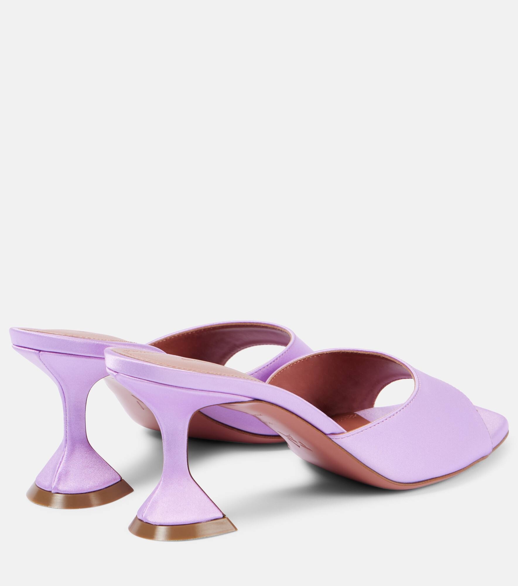 Lupita 70 satin mules - 3