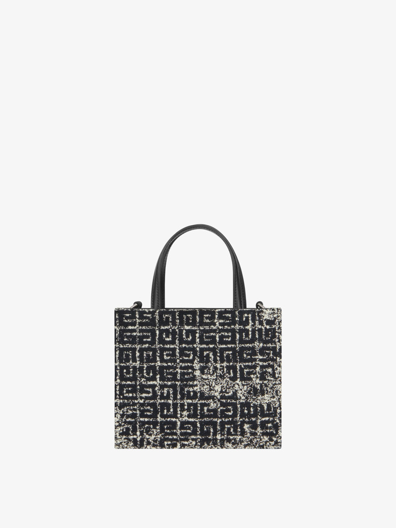 MINI G-TOTE SHOPPING BAG IN 4G TWEED 4
