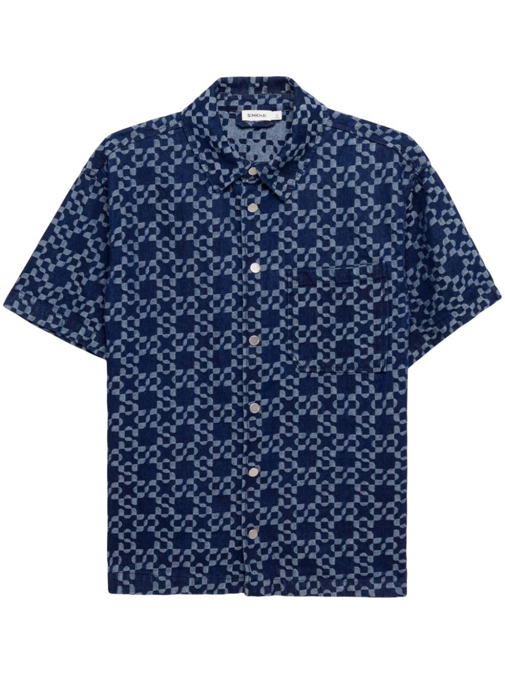 Jonas cotton-jacquard shirt - 1