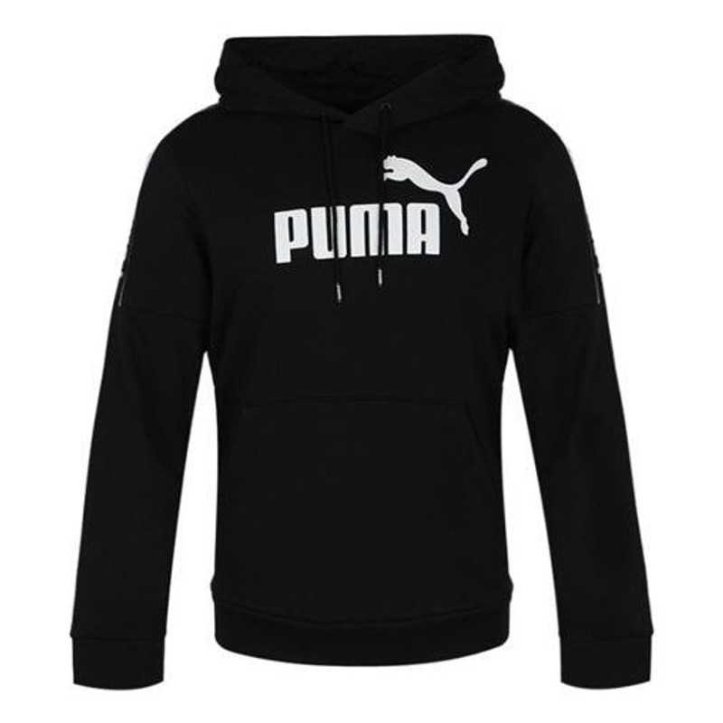 PUMA Classics T14 Track Pant Hooded Fleece Black 580438-01 - 1