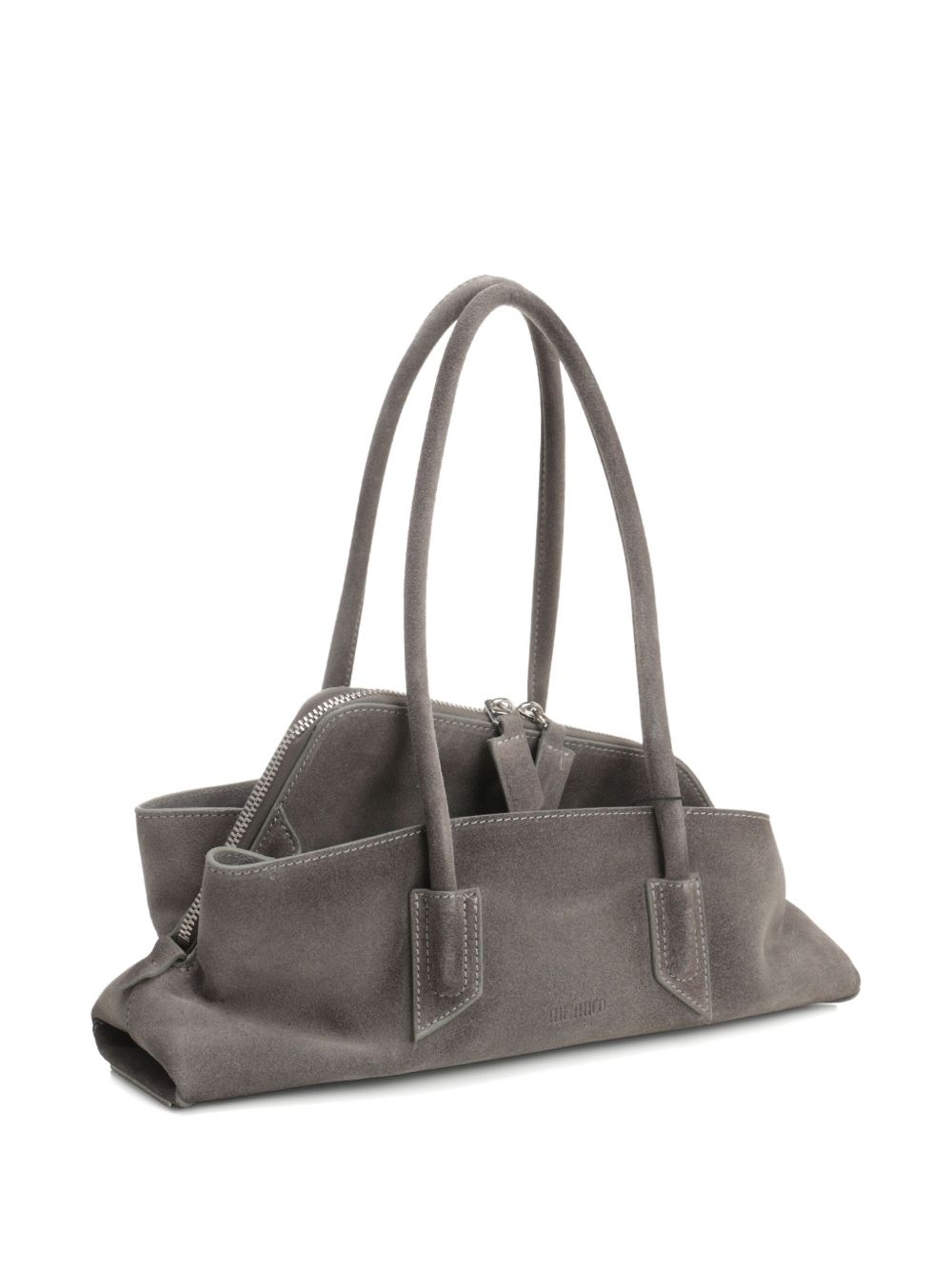 small La Passeggiata suede shoulder bag - 2