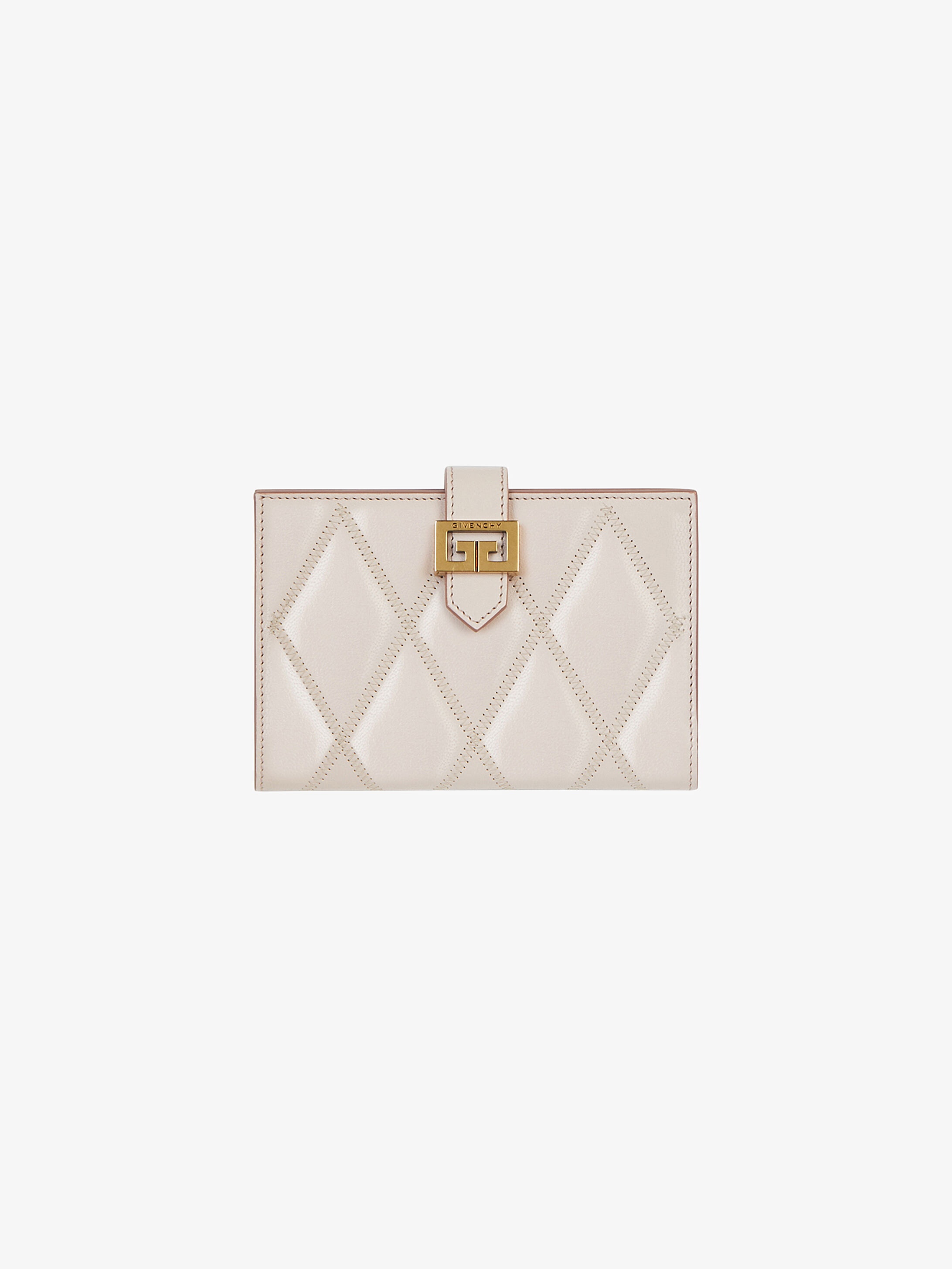 GV3 wallet in diamond quilted leather - 1