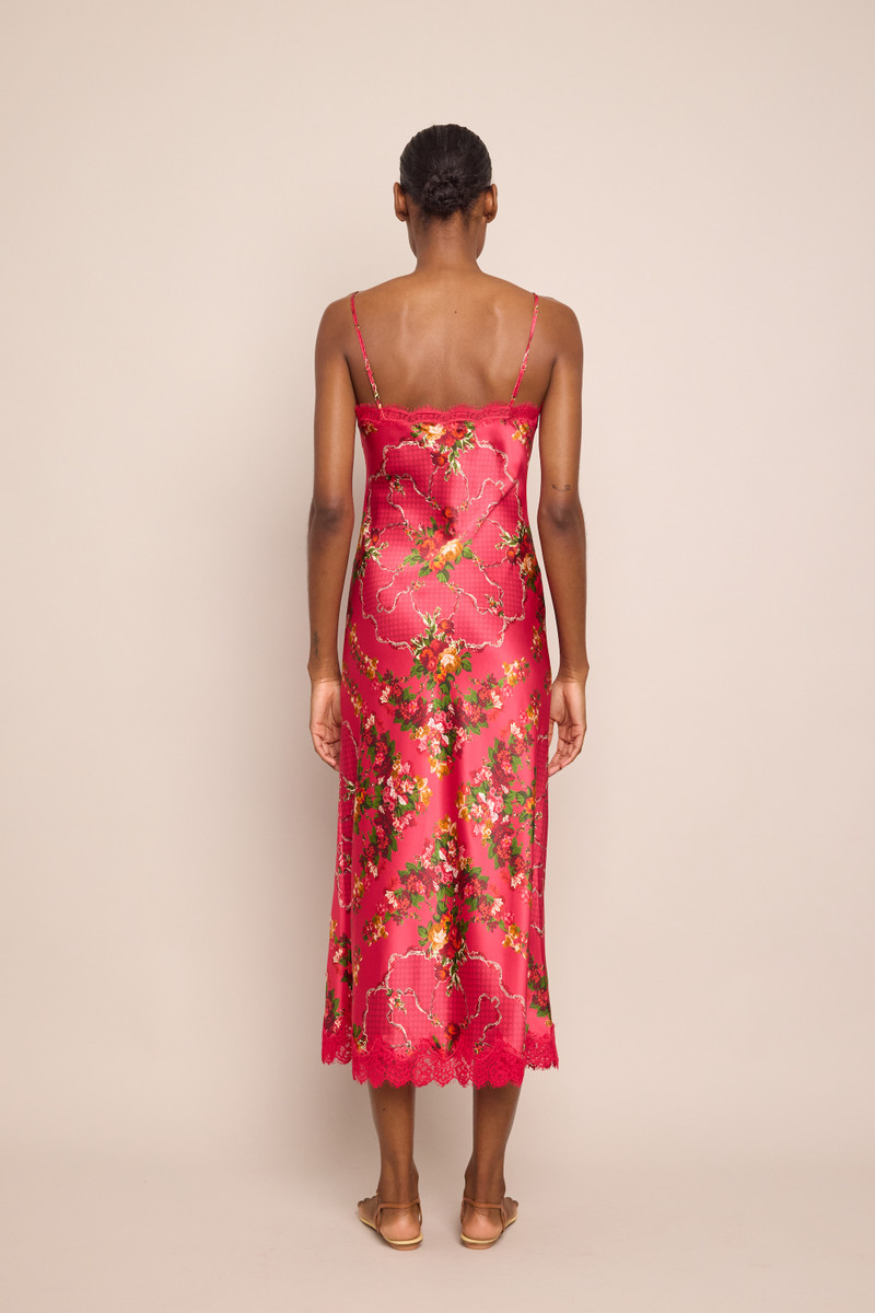 Granada Dress Elegant Silk Slip Dress with Lace Detail 3