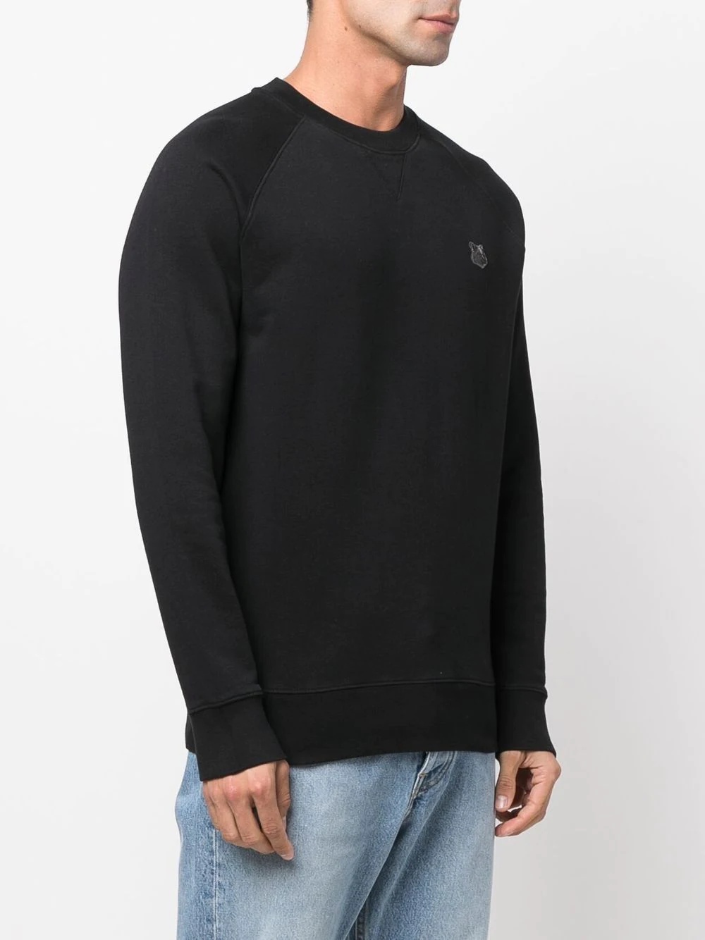 logo crew-neck jumper - 3