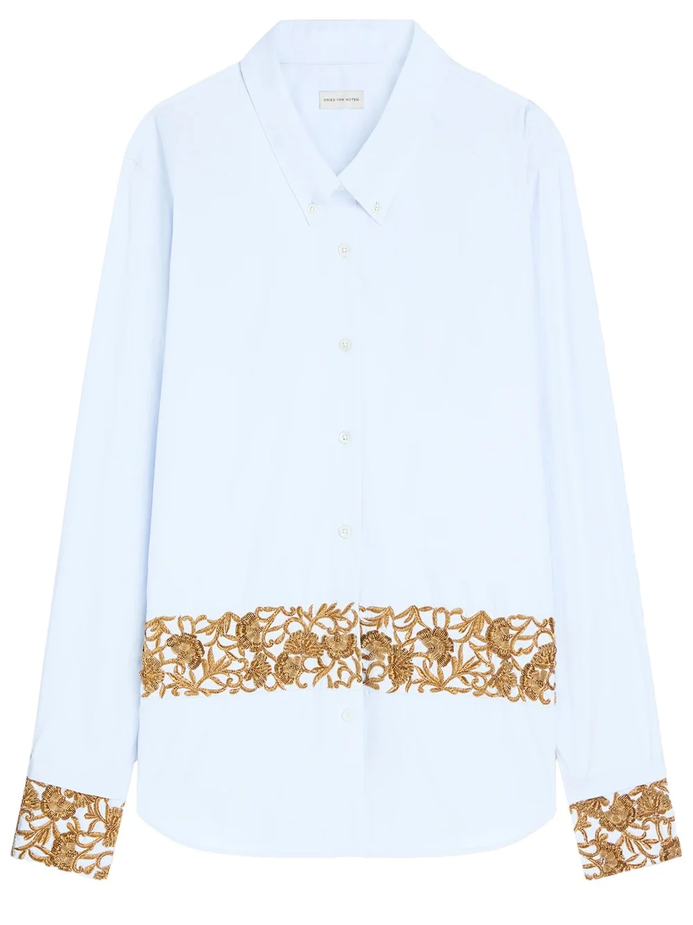 Embroidered Cotton Poplin Shirt - 1