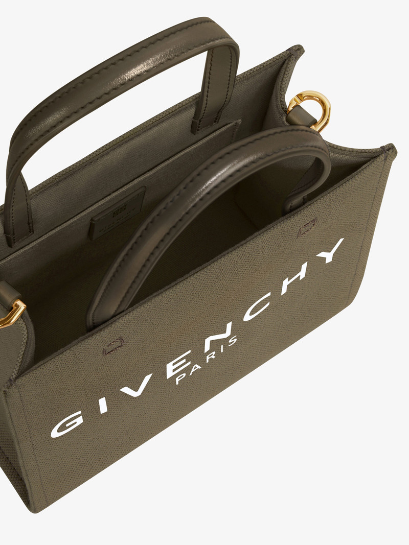 MINI G-TOTE SHOPPING BAG IN CANVAS 5