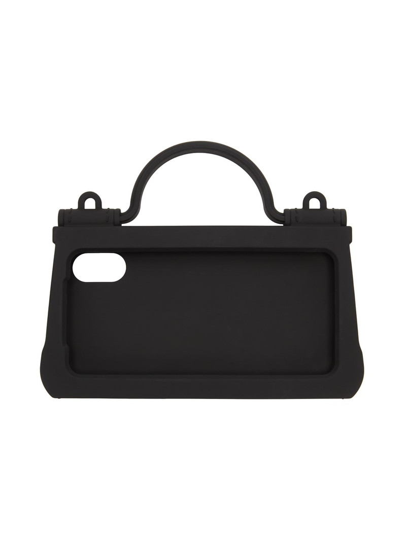 Dolce & Gabbana Black Bag Shape iPhone X Cover outlook
