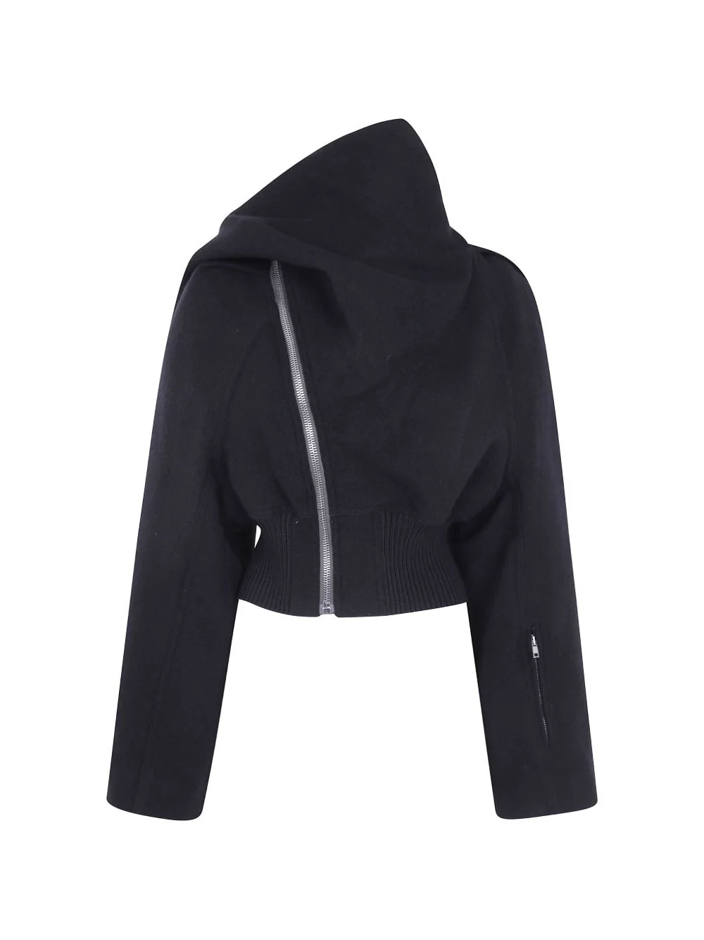 asymmetric-zip jacket - 1