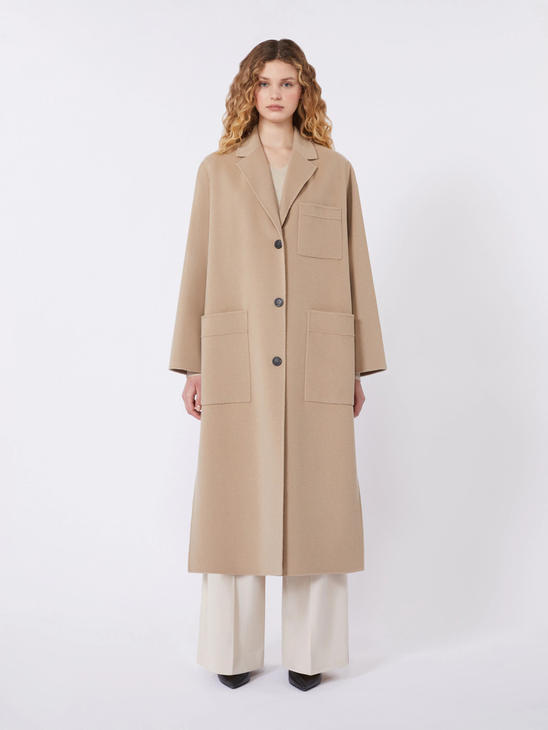 GALOSCE Double-faced wool-blend coat - CAMEL 3