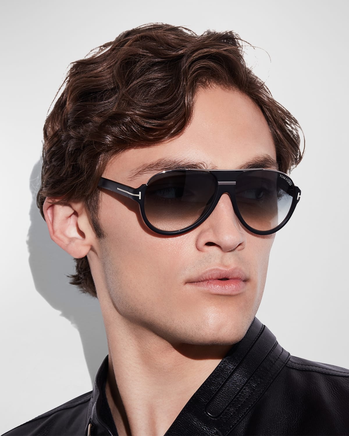 Tom ford sunglasses matte black sales