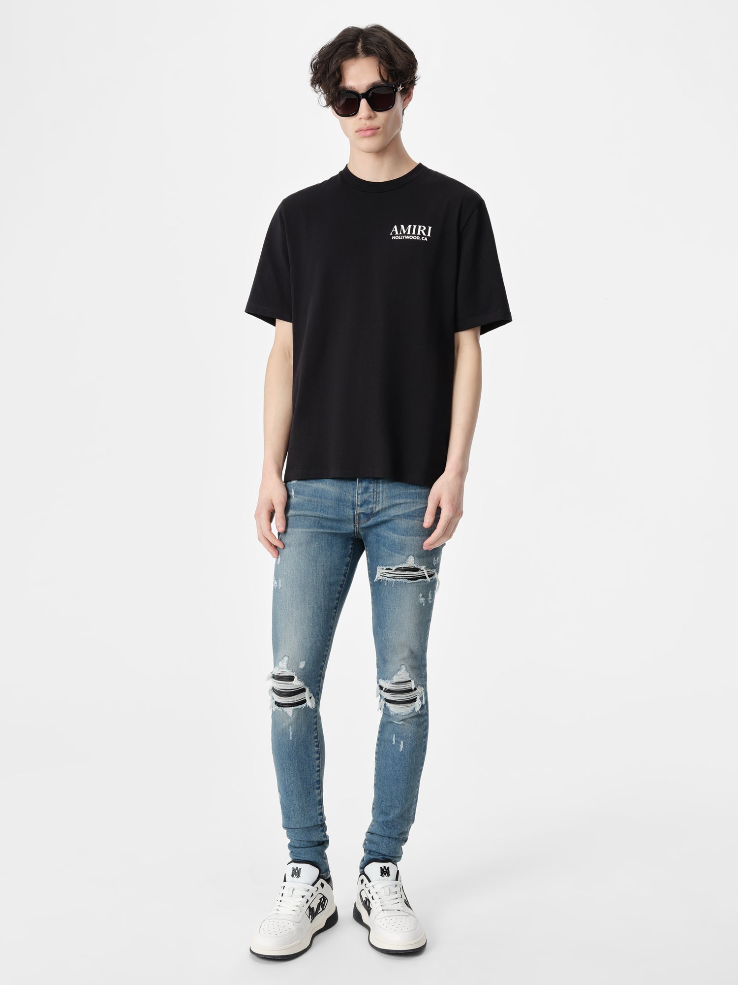 AMIRI BONES STACKED TEE | REVERSIBLE