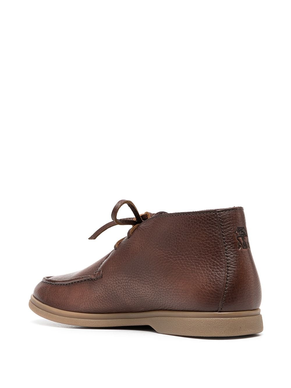 lace-up desert boots - 3