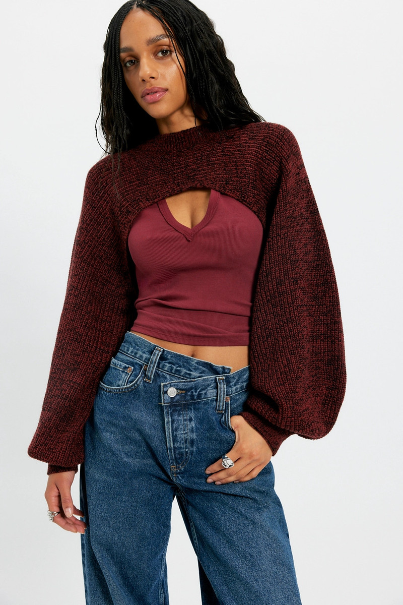 FREE PEOPLE Emery Knitted Bolero outlook