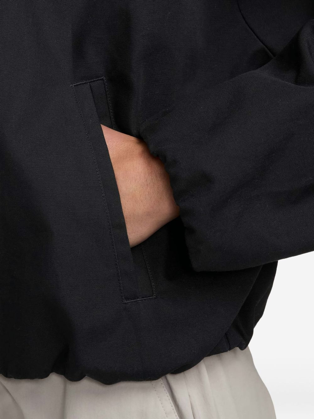 buttoned cinched jacket - 4