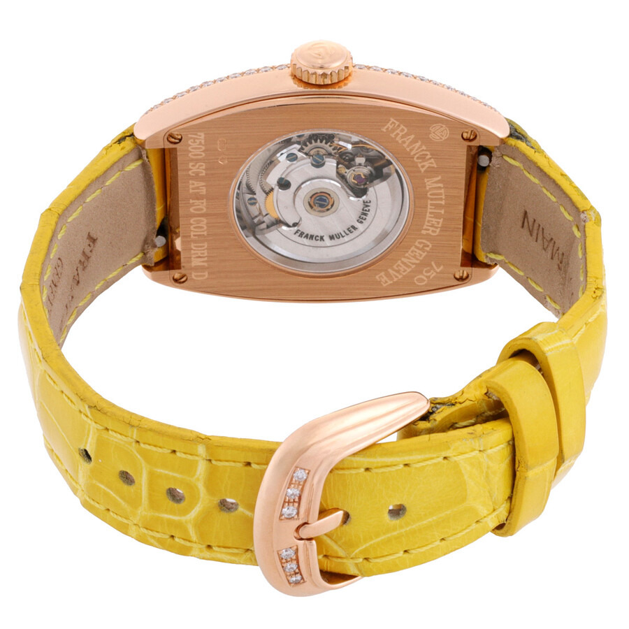 Franck Muller Curvex Automatic Diamond Silver Dial Ladies Watch 7500 SC AT FO COL DR D 5N - 3