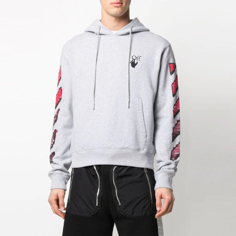 Off-White Off-White SS21 Logo Printing Drawstring Gray OMBB034R21FLE0030825 outlook