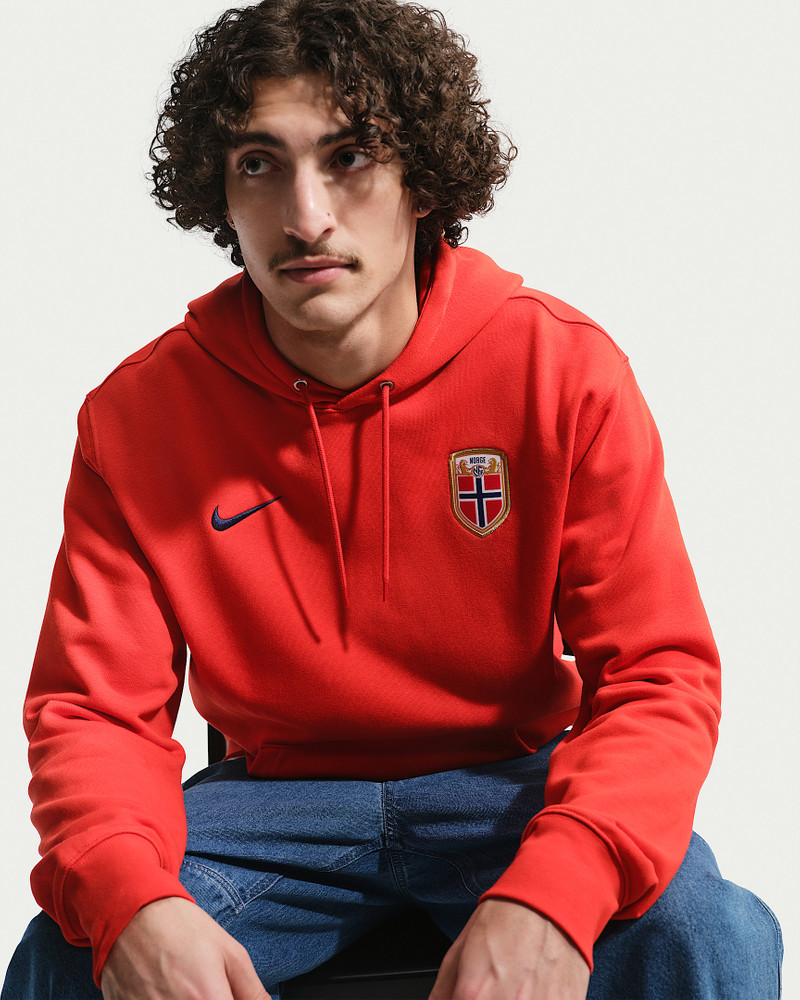 Norway Club Men's Nike Soccer French Terry Pullover Hoodie 3