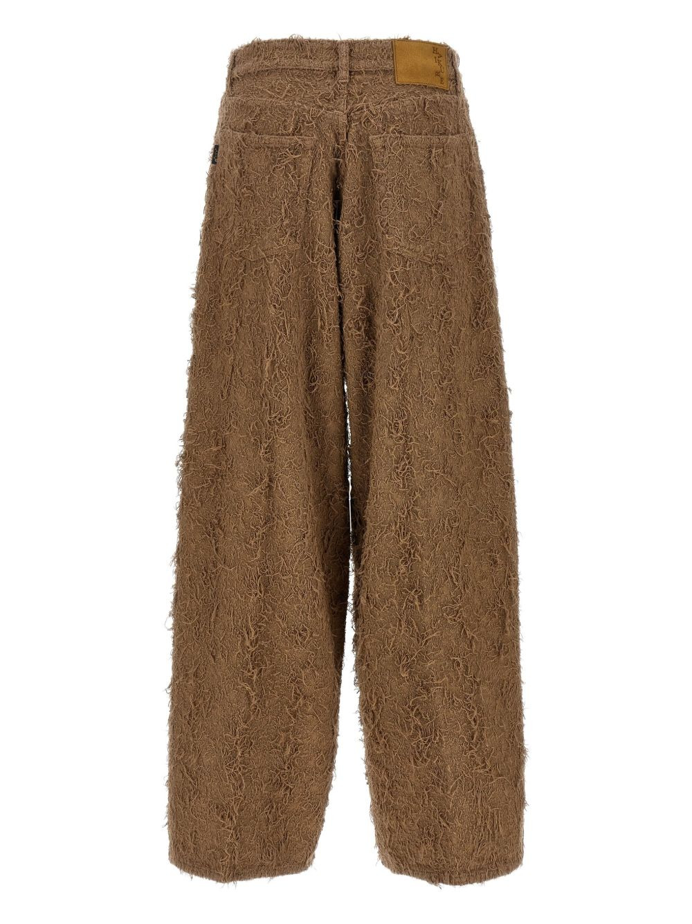 Becky fur-effect cotton jeans - 2