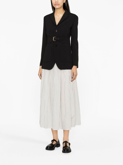 REDValentino belted single-breasted blazer outlook