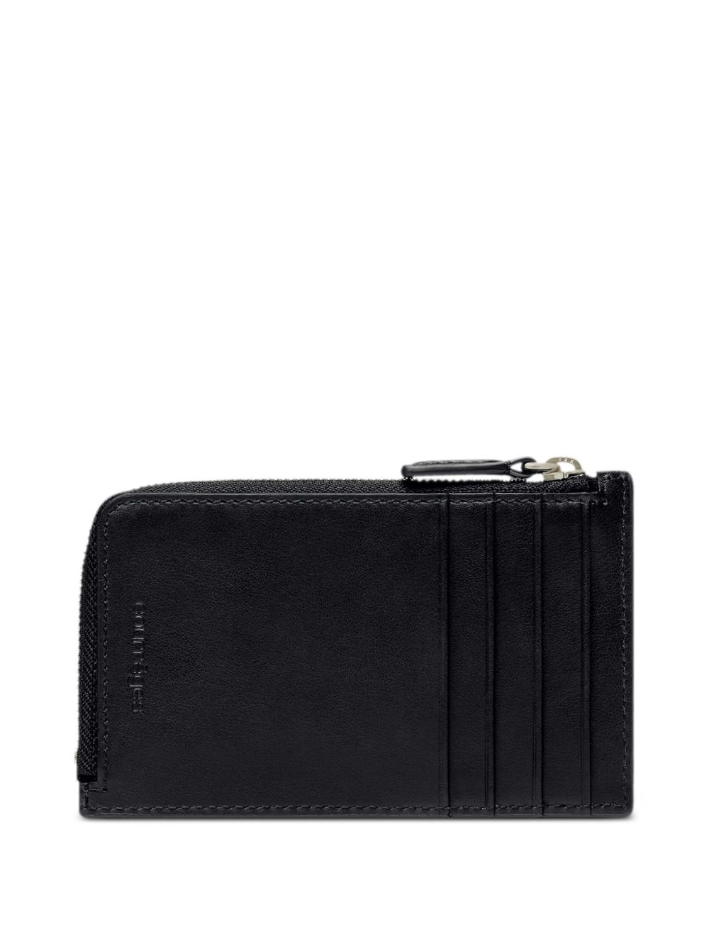 leather zipped card holder - 2