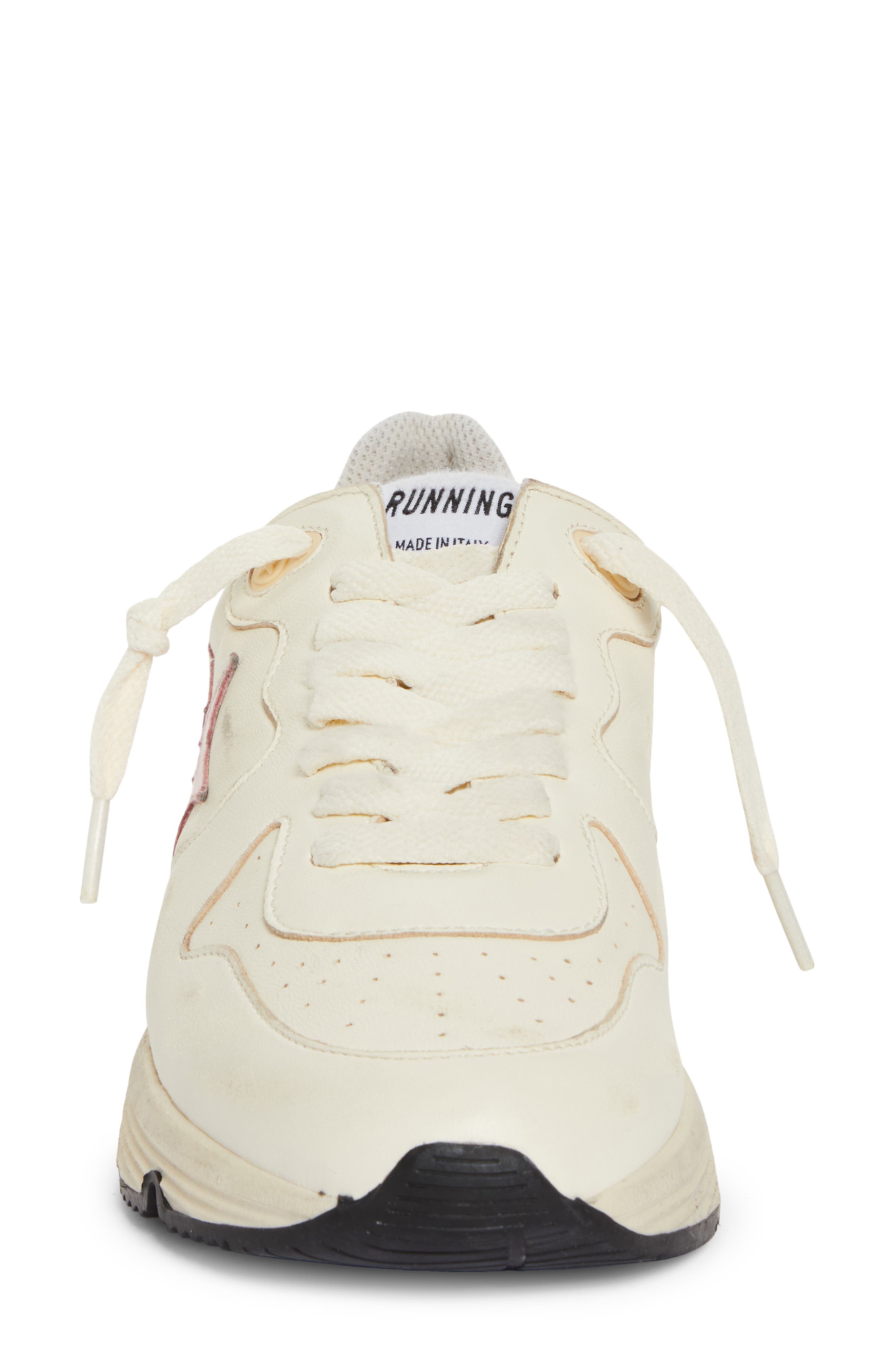 Golden Goose Running Sole Sneaker in White/Pink at Nordstrom - 4