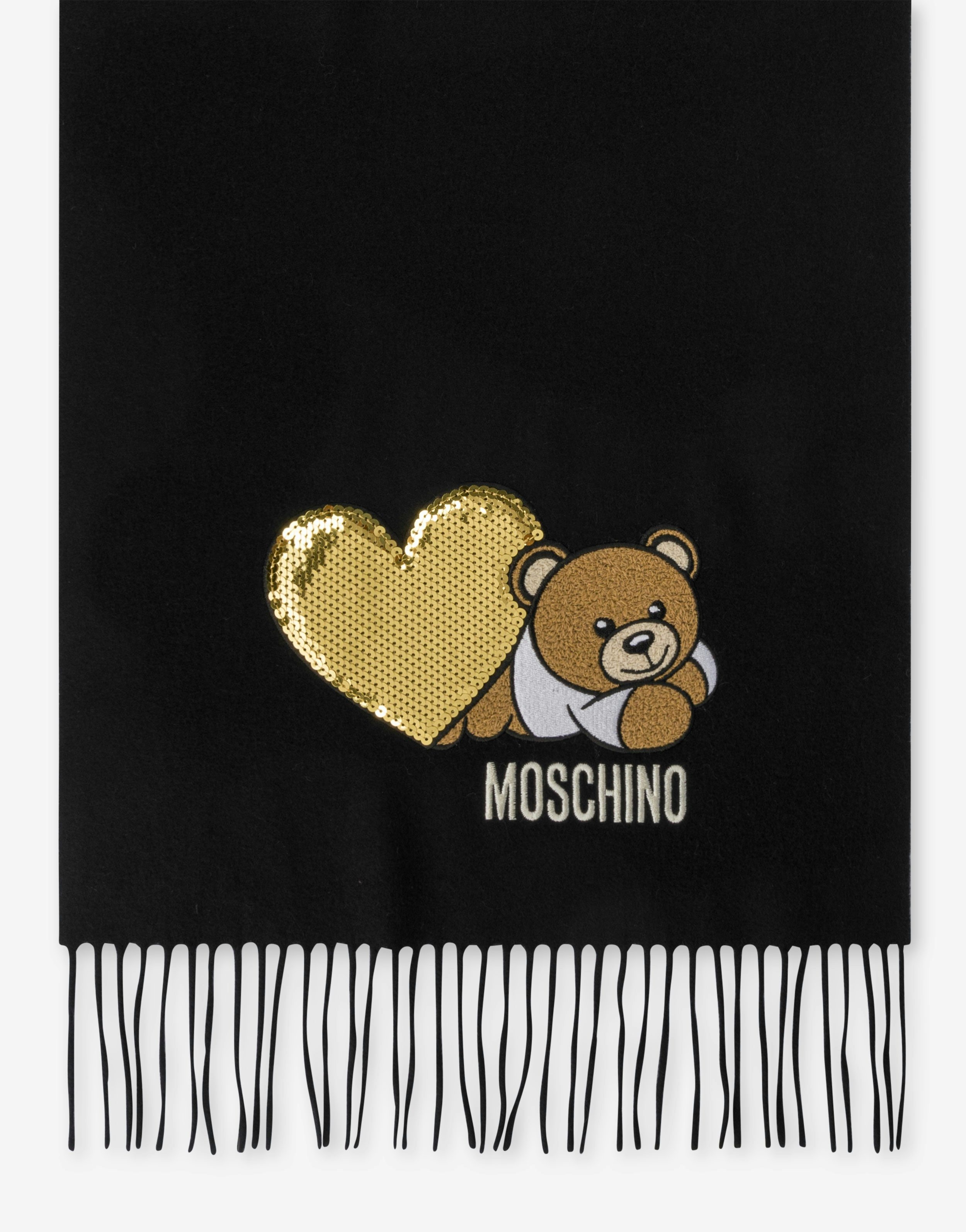 LOVELY TEDDY BEAR WOOL SCARF - 3