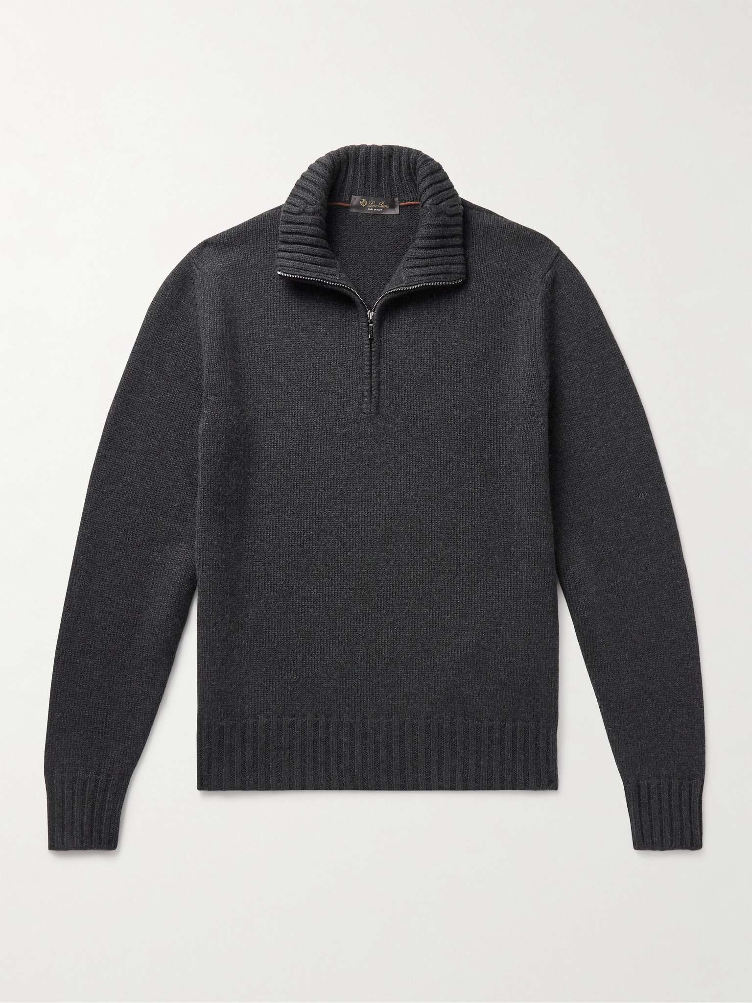 Cashmere Half-Zip Sweater - 1