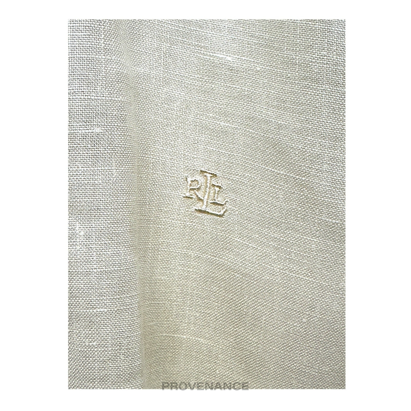Lauren by Ralph Lauren - Lauren Ralph Lauren Linen Shirt - Cream M - 6