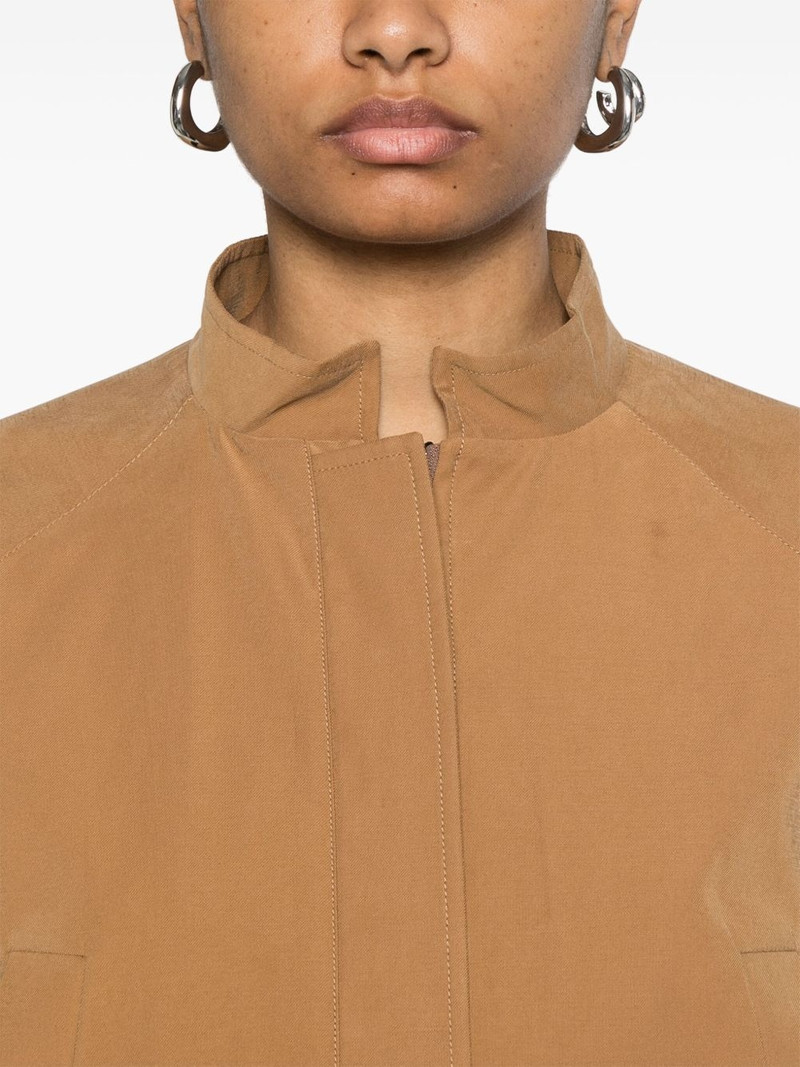 cropped tailoring bomber jacket 5