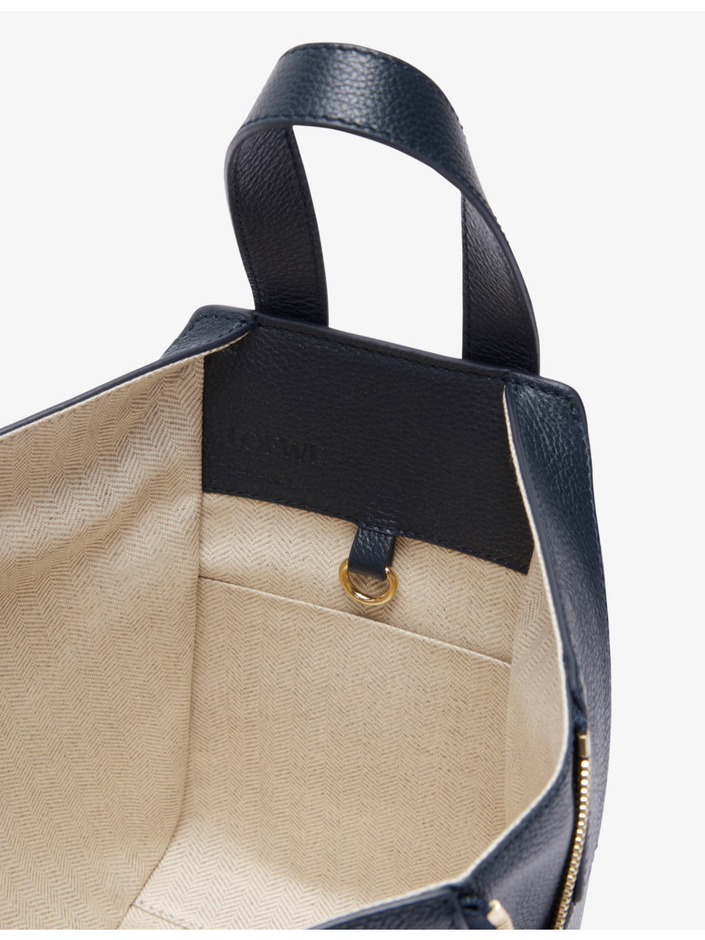 Hammock Compact leather top-handle bag - 7