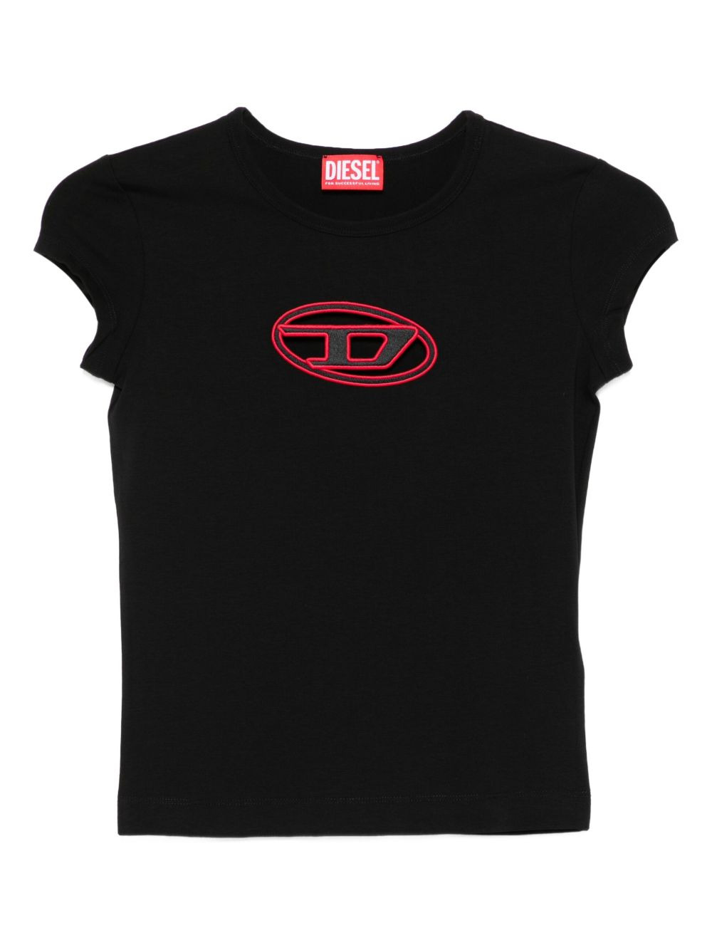 logo-detail short-sleeve top - 1
