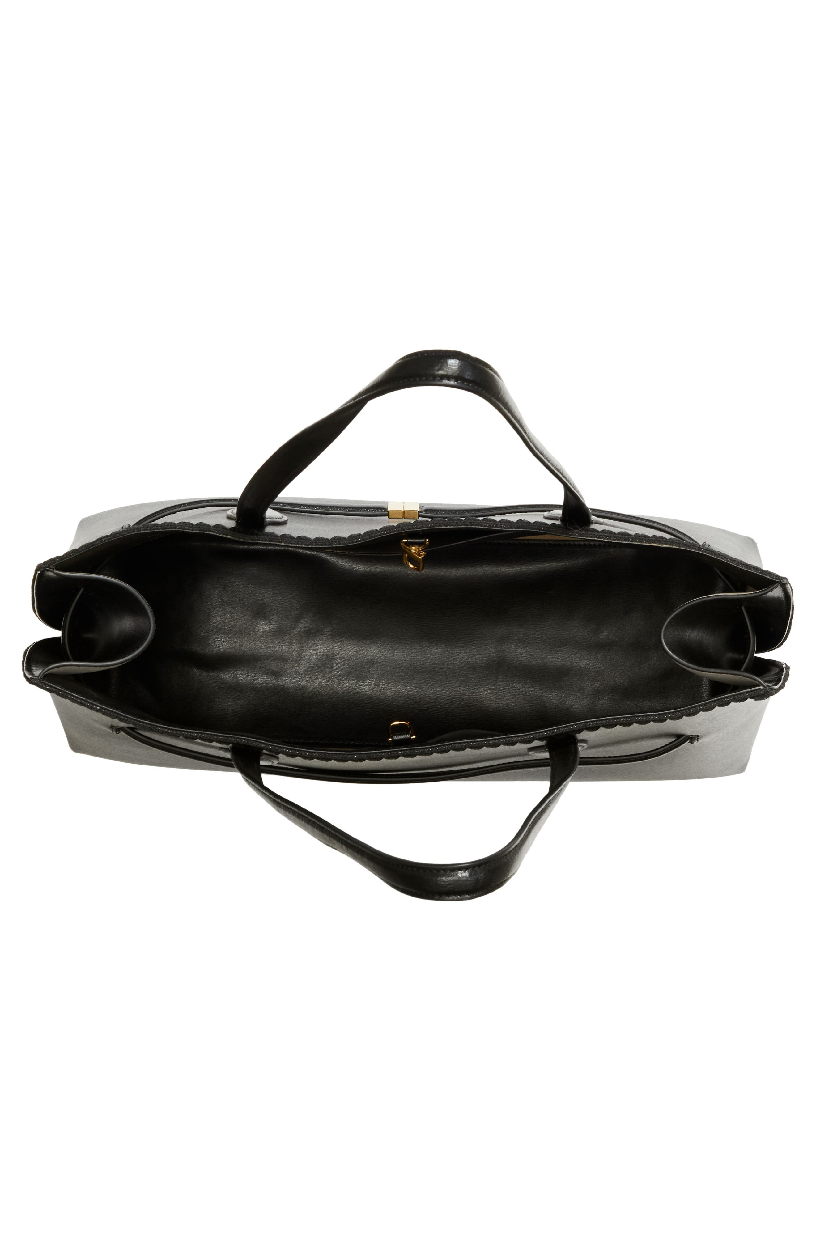 TOTEME Lounge Belted Leather Tote in Black at Nordstrom - 5