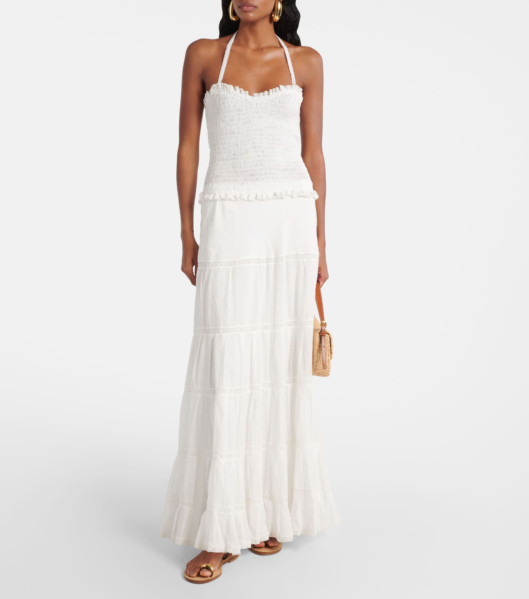 Striped cotton maxi dress - 2